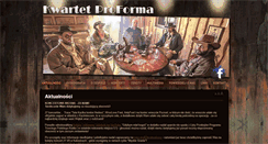 Desktop Screenshot of kwartetproforma.com